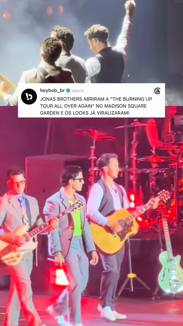 Jonas Brothers abrem nova turnê com três noites no Madison Square Garden