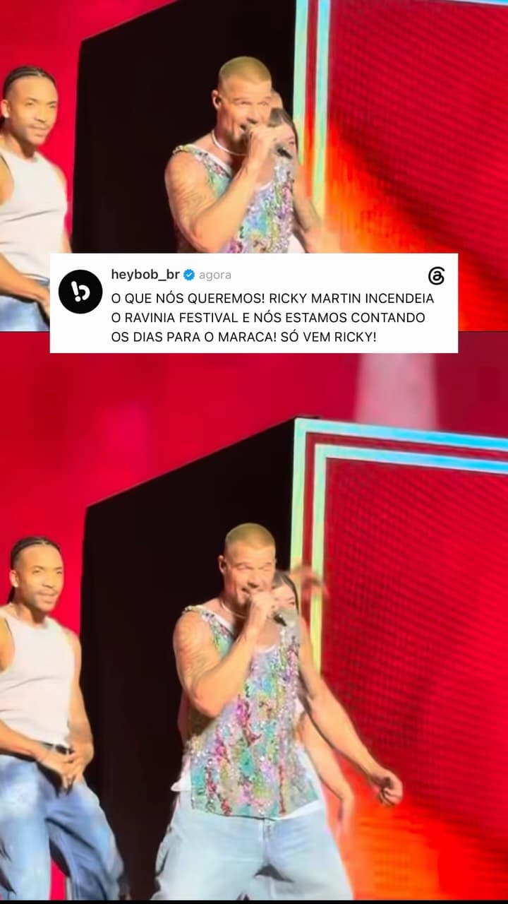 Ricky Martin confirmado no show do intervalo do NFL Rio Game 2026 no Maracanã