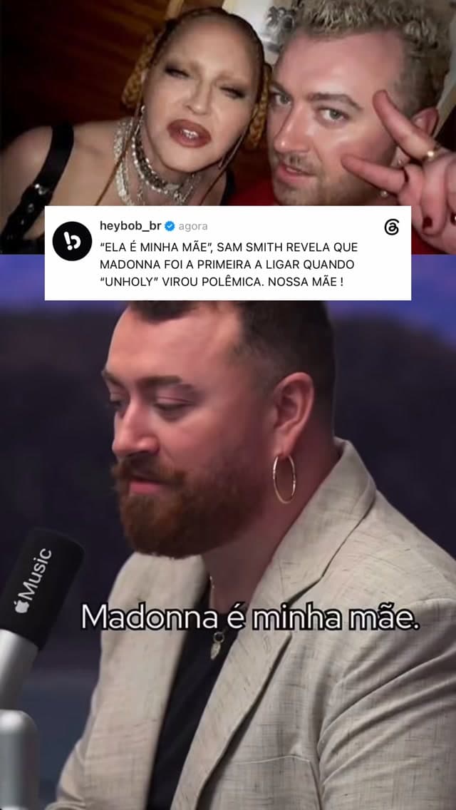 Madonna foi primeira a apoiar Sam Smith após polêmica de "Unholy"
